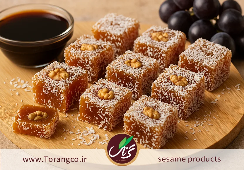 طرز تهیه باسلوق با شیره انگور