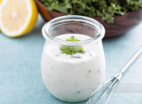 آموزش قدم به قدم تهیه سس ارده و ماست رژیمی