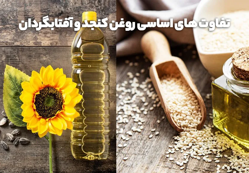 تفاوت های اساسی روغن کنجد و آفتابگردان